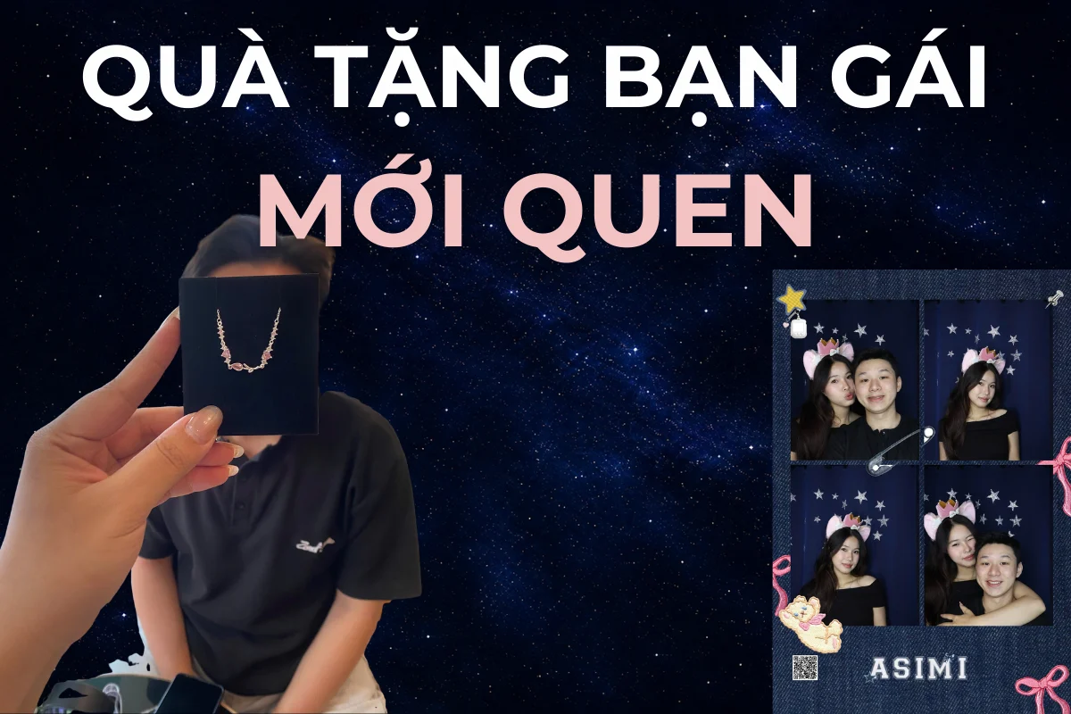 Quà tặng bạn gái mới quen: tặng gì để không bị coi là quá đà?