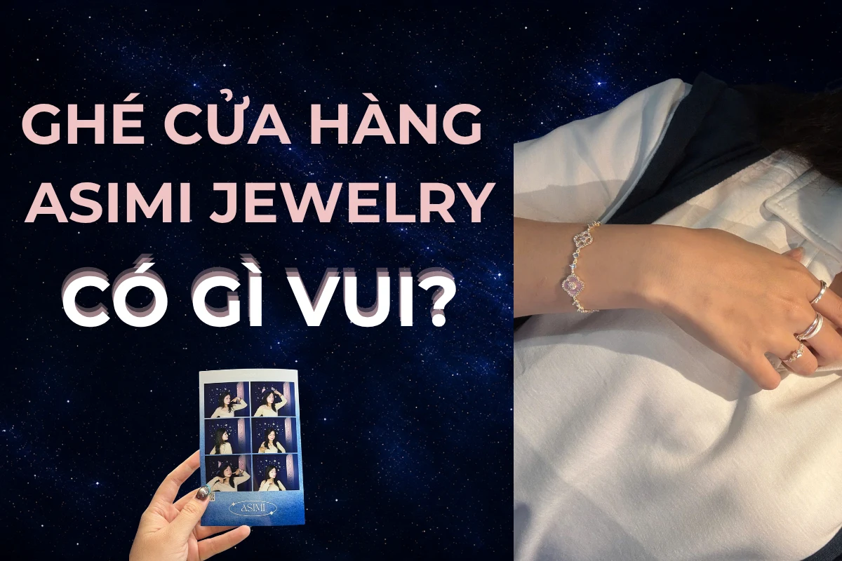 Ghé cửa hàng Asimi có gì vui? Photobooth miễn phí + bộ quà 200k