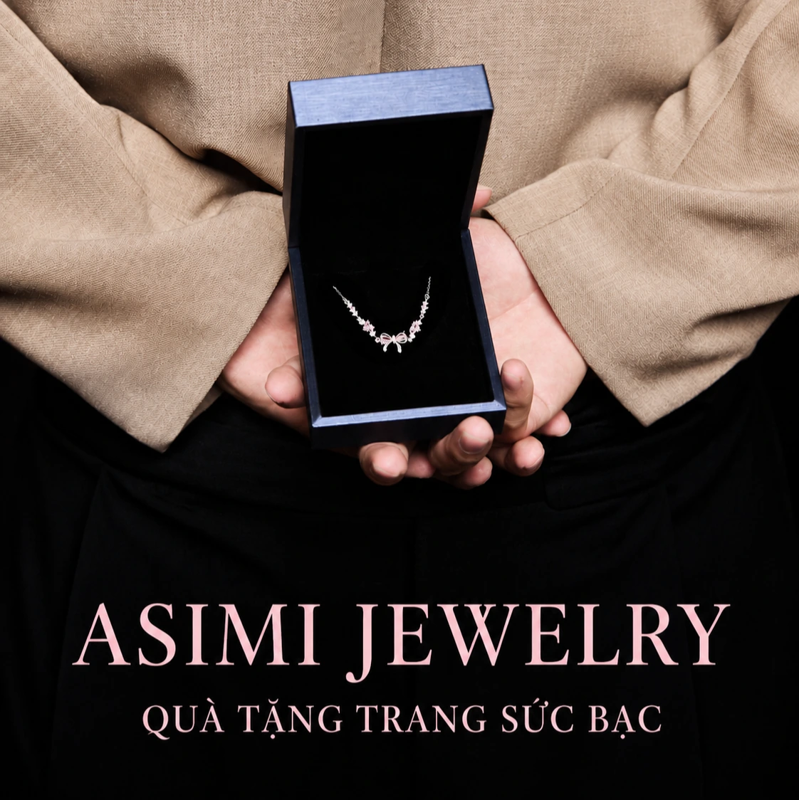 Asimi Jewelry — quà tặng trang sức bạc Ý S925 trong hộp quà sang trọng
