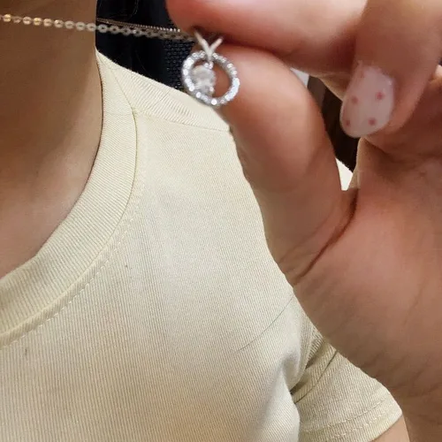 Khách đánh giá Dây chuyền bạc nữ S925 Thiên Nga Swarovski Asimi DC37