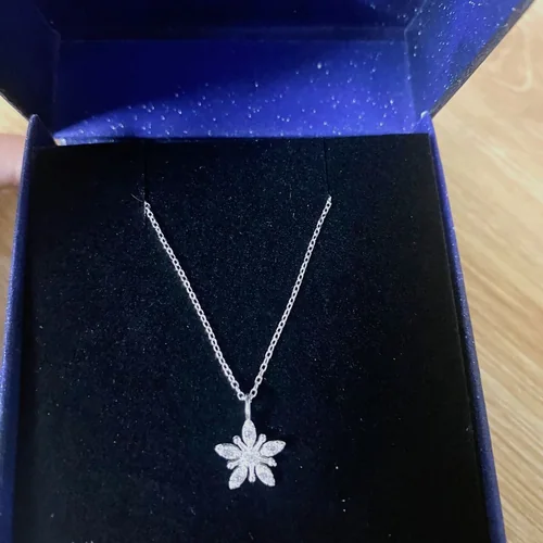Khách đánh giá Dây chuyền bạc Ý Bông tuyết Asimi Flower Snow DC50