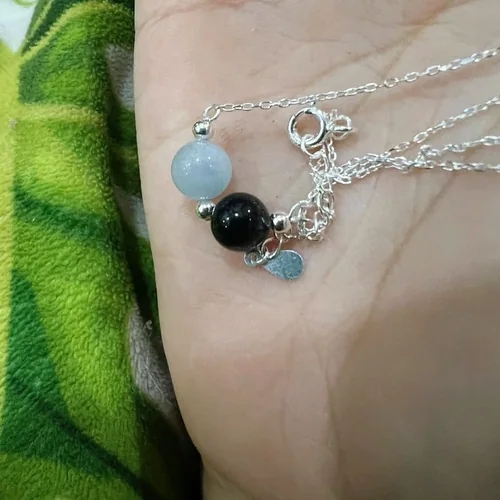 Khách đánh giá Dây chuyền bạc Ý Đôi Đá Năng Lượng Duo Gems Soul DC75