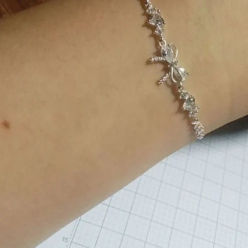 Khách đánh giá Lắc tay bạc nữ nơ hồng Daisy Asimi Daisy Róse LT43