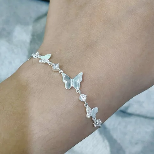 Khách đánh giá Lắc tay nữ bạc Cánh Tiên Hồng Asimi Elysian Butterfly LT46