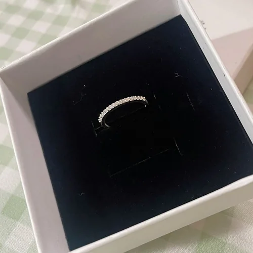 Khách đánh giá Nhẫn nữ bạc Ý S925 đính 1 hàng đá dày đặn Asimi Natura Gem NA07